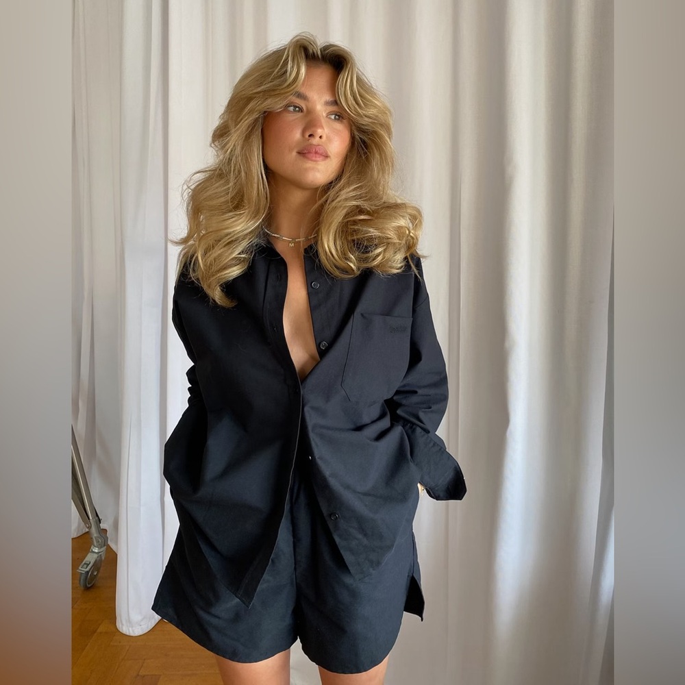 Djerf Avenue Breezy Shirt Black